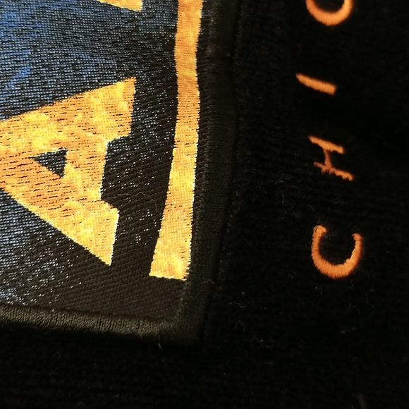 AIDA Turkish Cotton Black Wrap Robe Unisex Elton John Broadway Musical Chicago - Picture 4 of 14